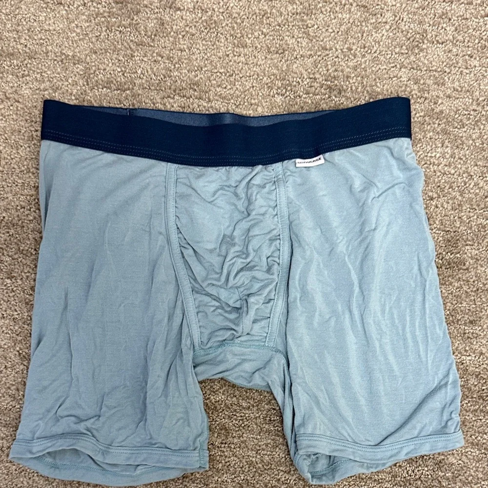 Men's Blue Boxer Briefs